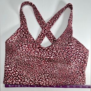 Gap fit long line cross back sports bra.